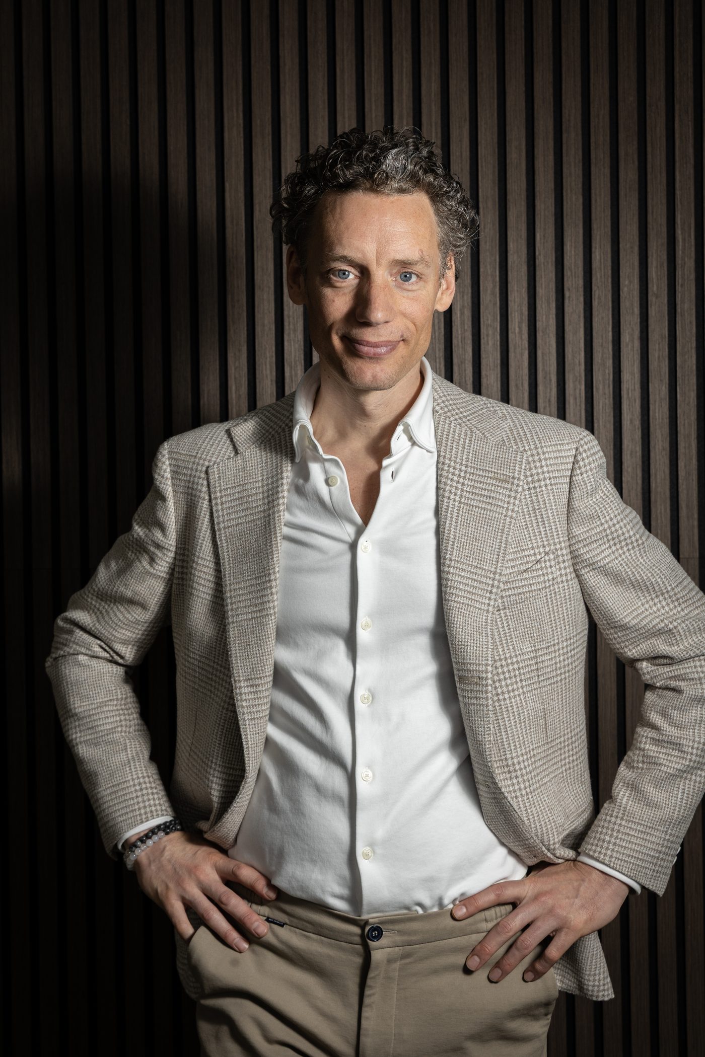 Laurens Waling, lachend portret