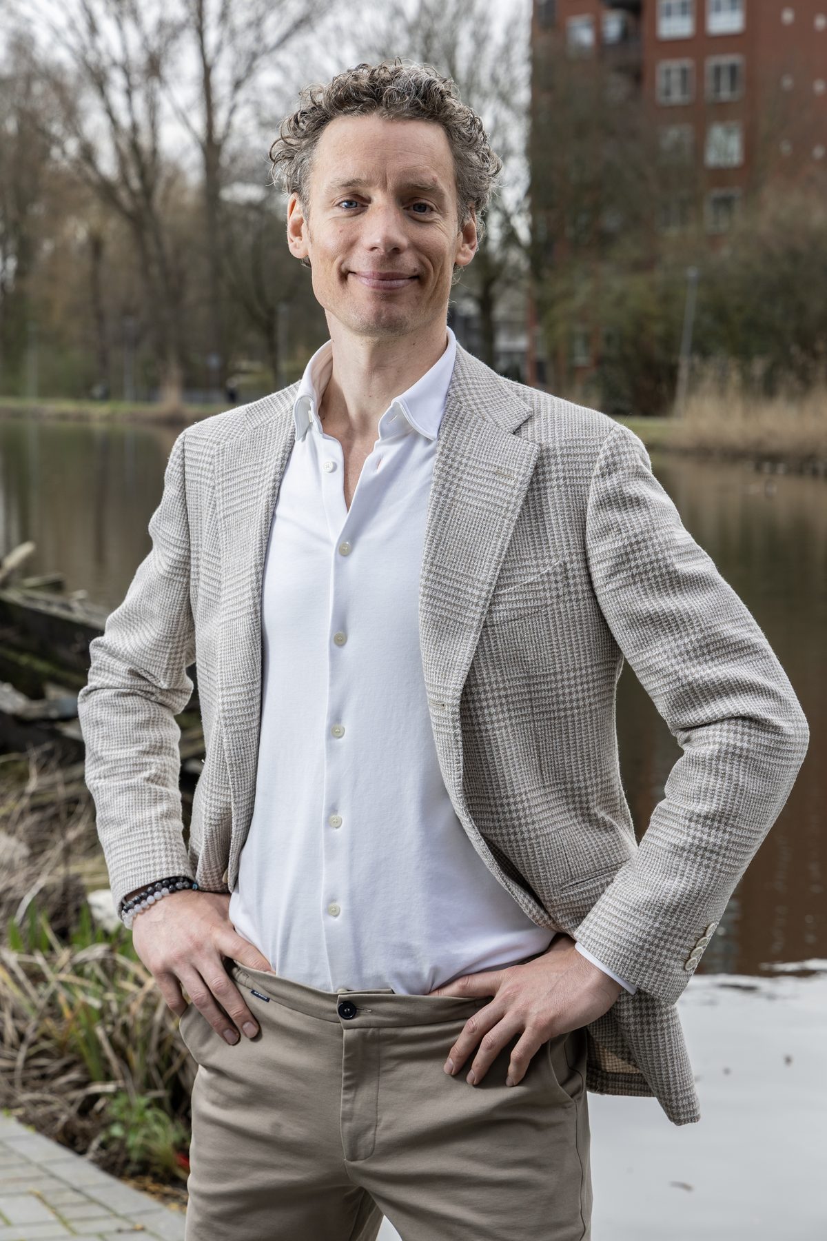 Laurens Waling, keynote spreker, buiten
