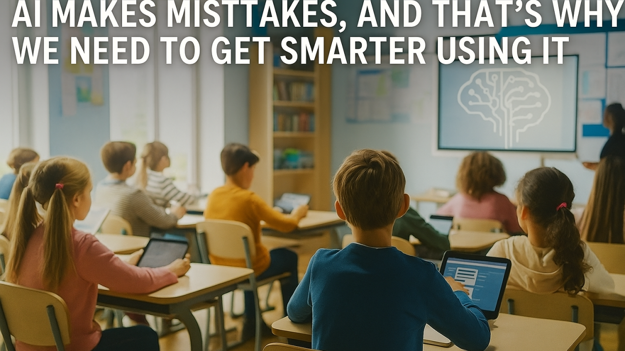 Let’s Stop Expecting AI to Be Perfect — and Start Learning With It